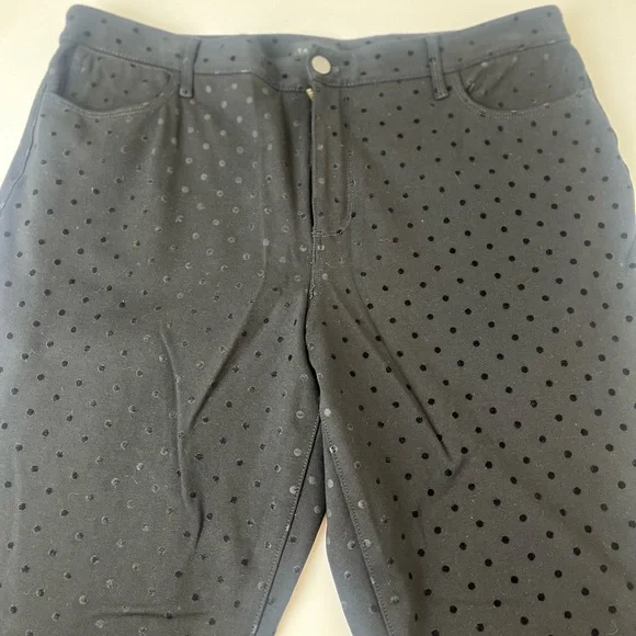 Black Polka Dot Pants - Picture 2 of 4